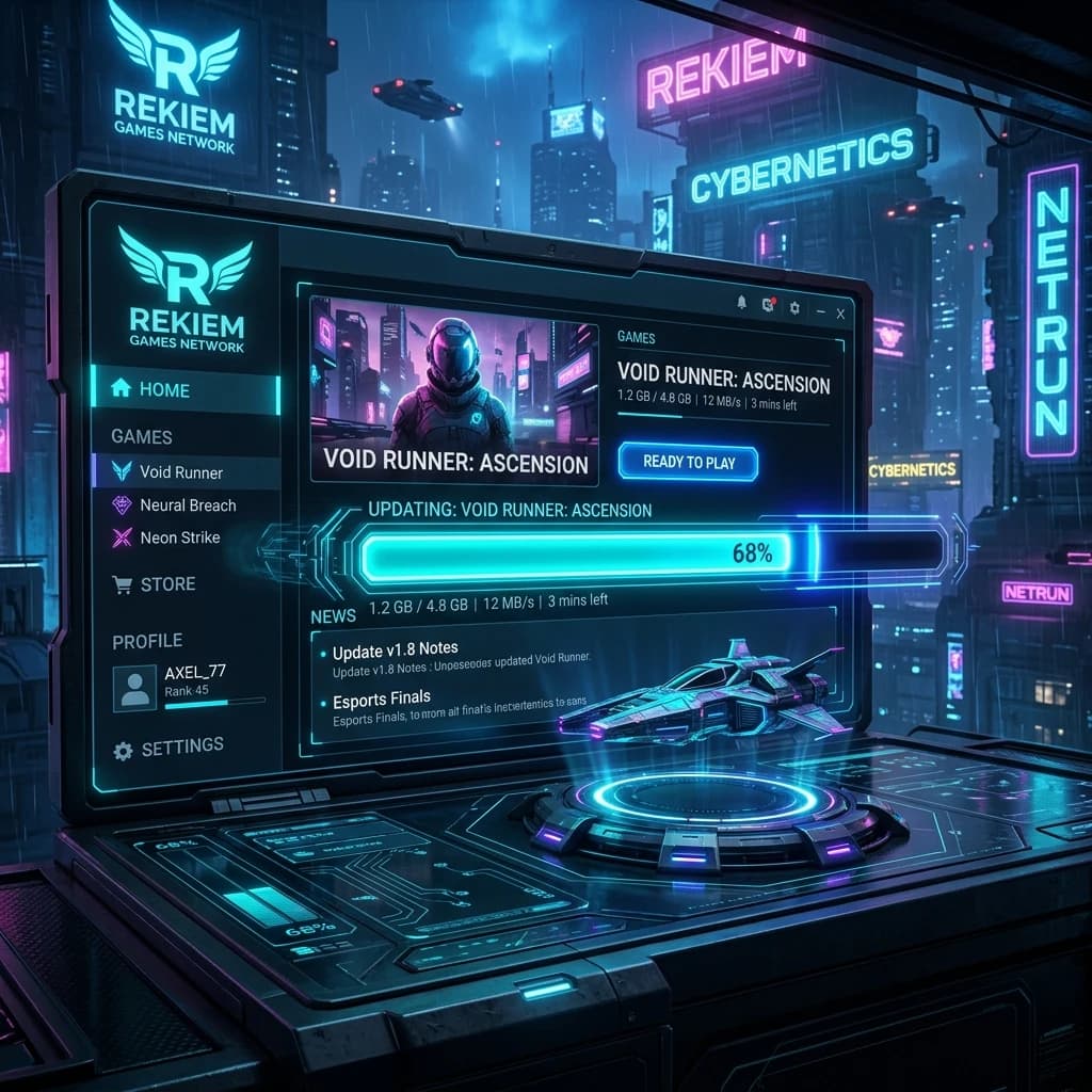 ¡Lanzado el Updater Oficial de Rekiem Games!