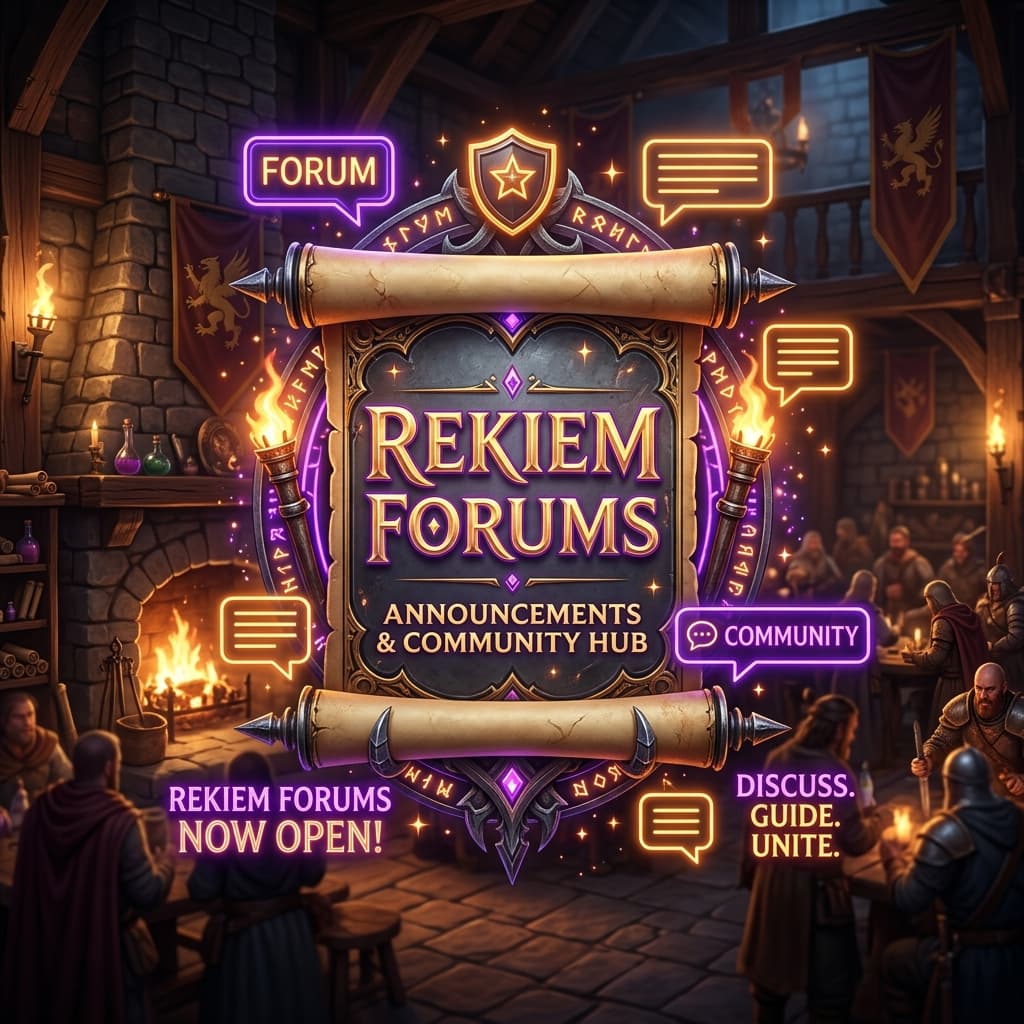 ¡La Taberna de Rekiem abre sus puertas! Nuevo Foro Disponible